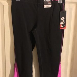 FILA black cropped leggings